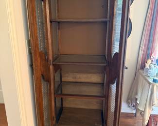 #7 Lighted cabinet 29x20x72 - as is cord $60.00