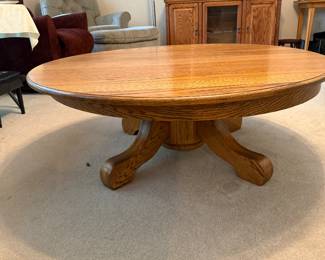 #21 Oak coffee table 48x17 $60.00
