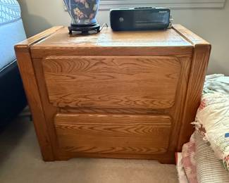 #41 Stanley side table 28x17x22 "as is" top $45.00