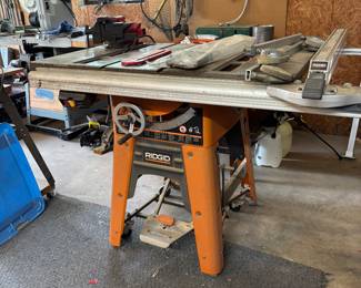 #94 RIGDID 10" cast iron table saw TS3650 $100.00
