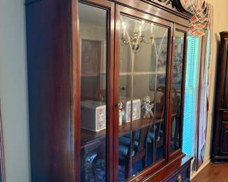#3 Antique mahogany china cabinet 41x16x76 $250.00