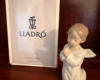 * #5 Lladro #04538 Praying Angel & box $40.00
