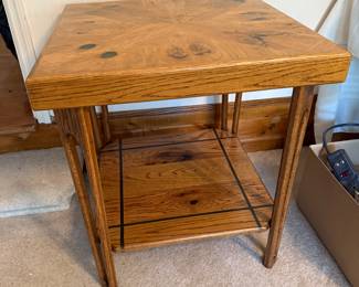#24 HandmadevSide table 24x24x27 $60.00