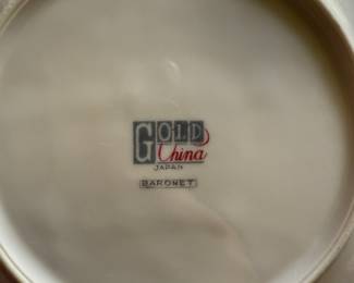 #45 Baronet China set by Gold China made in Japan 57 pieces $70.00