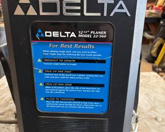 #93 Delta 12.5" Planer $100.00