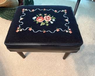 #28 Embroidery stool $40.00
