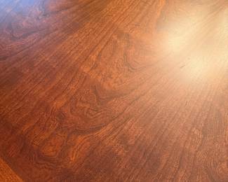 #1 Dining table with 1 leaf and 6 chairs. 70-88x42x29.5 $275.00