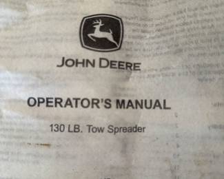 #77 John Deere 130 lb tow spreader $80.00