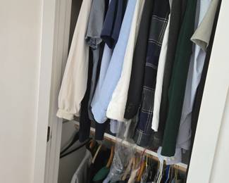 Many nice men's clothing