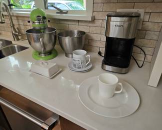 Lime green Kitchen Aid mixer