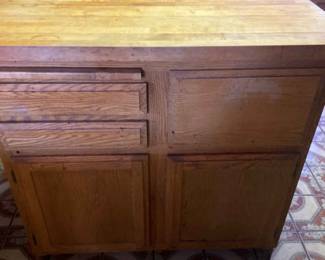 Wood Kitchen Island On Wheels