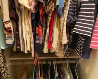 Lot Of Womens Casual Tops, Skorts, Jeans And Capris