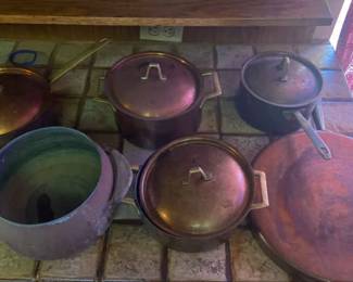 Copper Toned Pans