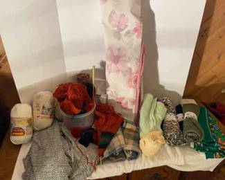 Sewing Material, Yarn And Knitting Needles