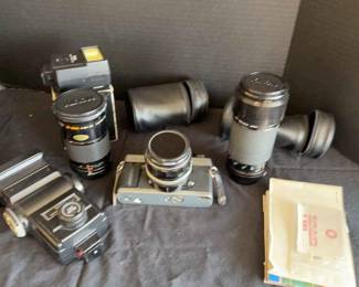 Minolta Camera, Kiron Lenses, Vivitar Flash