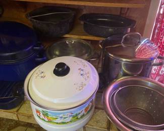 Large Pans One Cast Iron