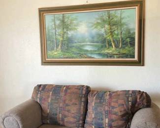 Love Seat And Art
