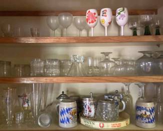 Great Lot Of Varied Steins And Glassware