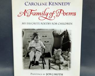 Caroline Kennedy 'A Family of Poems' Autographed Hardback Book
