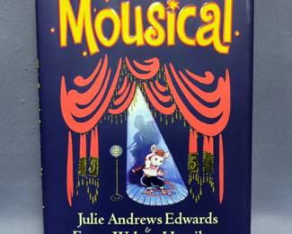 Julie Andrews Edwards "The Great American Mousical" Autographed Hardback Book