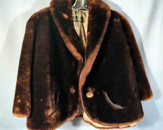 Davidson's Indiana Fur Co. Faux Fur Coat