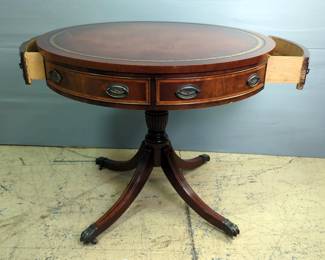 Lammerts Mahogany Table With Claw Feet And Drawers