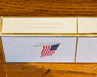 Side view of presidential cigarettes