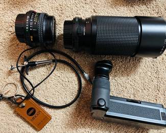 Close up Minolta Camera Lens