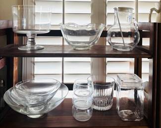 Close-up of kitchen serving items