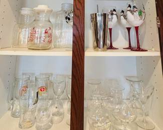 Miscellaneous glasses and stemware