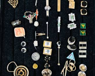 Men’s cufflinks and Tie tacks