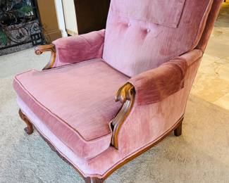Vintage Mauve Arm Chair