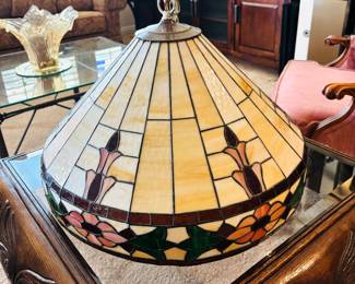 Stained Glass Hanging Lamp