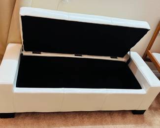 Inside storage bench