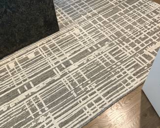 Hand woven wool rug