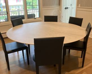 Restoration hardware marble table 72 inches two years old