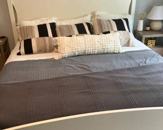 West elm King Bed with mattress