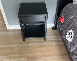 Black nightstand