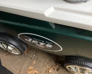Jets Cooler with speaker great for tail gate party