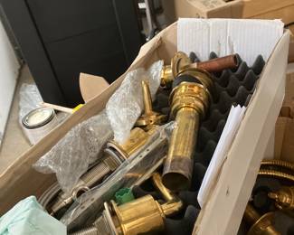 Water Work vintage brass