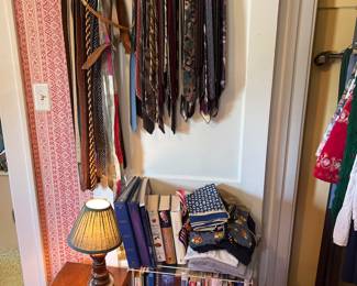 Books, Ties, Belts 