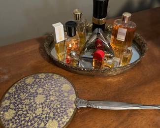 Vintage Vanity Pieces and Perfume Bottles