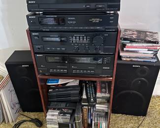 Sony Stereo System and Speakers