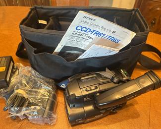 Sony HandyCam VHS Recorder with Case