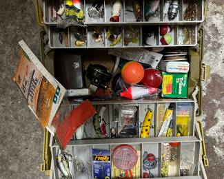 Fishing Tackle and Tackle Box