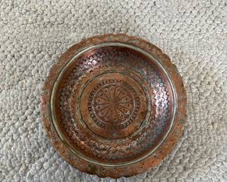 Vintage Mid-East Copper Bowl