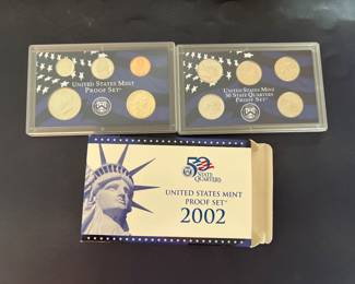 2002 US Mint Coins Proof Set