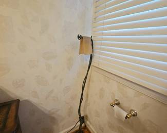 upper/ main level bathroom. Light