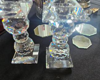 Lots of crystal on the front entry table. The MOST we have ever had at 1 estate sale