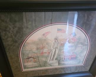P Buckley Moss framed